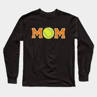 Tennis Mom Orange Long Sleeve T-Shirt